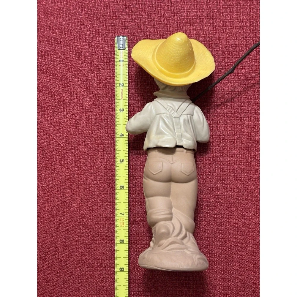 Vintage Avon Catch-A-Fish Sonnet Cologne Boy with Fishing Stick Empty No Box